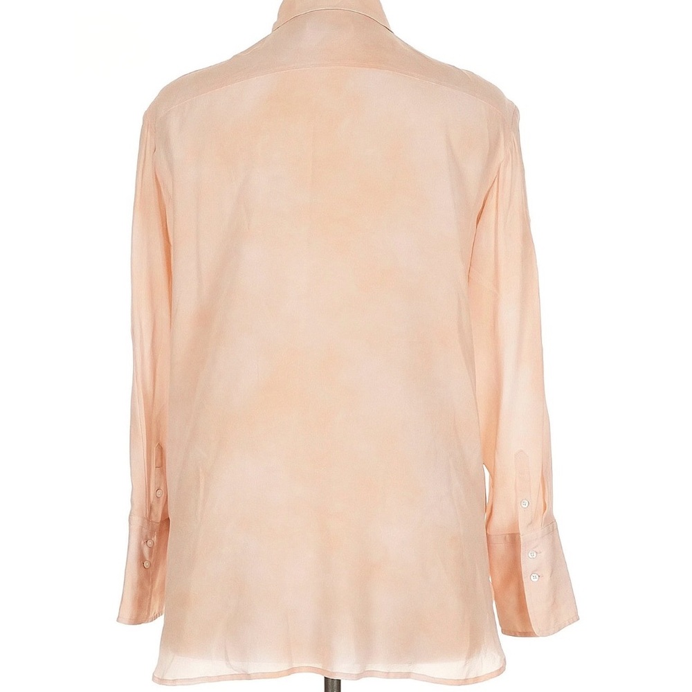 MM LaFleur The Blake Shirt—Brushstroke in Ballet size XL, 100% Silk, Retail $225 - Picture 5 of 10